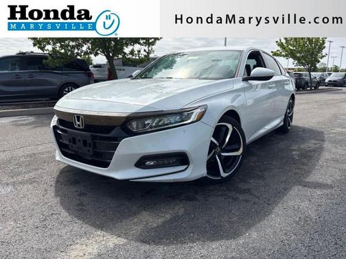Platinum White Pearl 2018 Honda Accord Sport