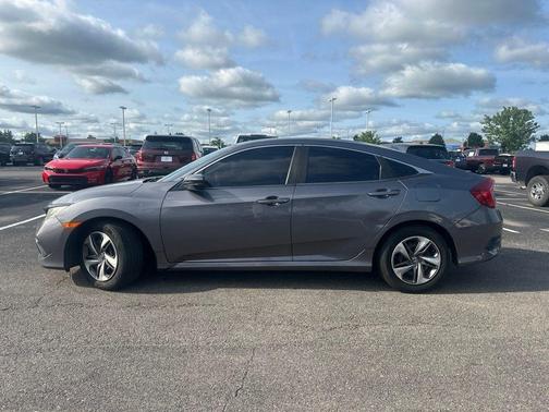 Polished Metal Metallic 2019 Honda Civic LX