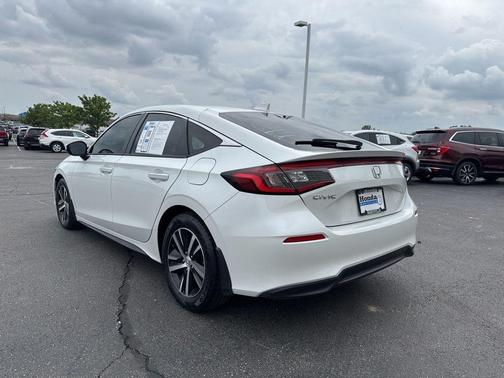 Platinum White Pearl 2024 Honda Civic LX