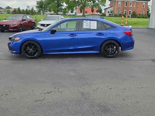 Aegean Blue Metallic 2024 Honda Civic Sport