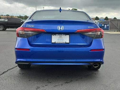 Aegean Blue Metallic 2024 Honda Civic Sport