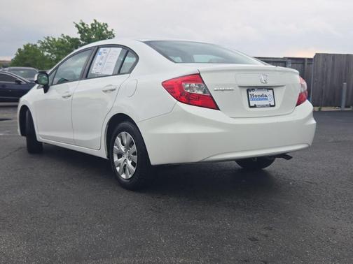 Taffeta White 2012 Honda Civic LX
