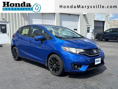 Aegean Blue Metallic 2017 Honda Fit EX