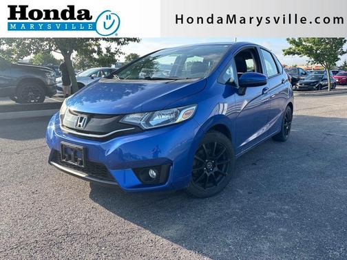 Aegean Blue Metallic 2017 Honda Fit EX