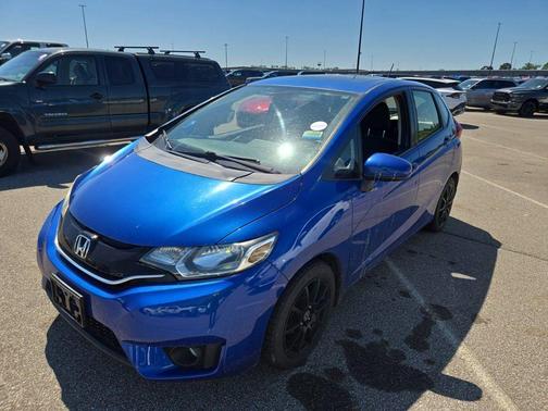 Aegean Blue Metallic 2017 Honda Fit EX