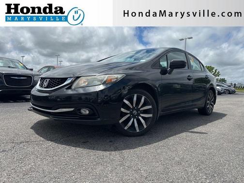 Crystal Black Pearl 2015 Honda Civic EX-L