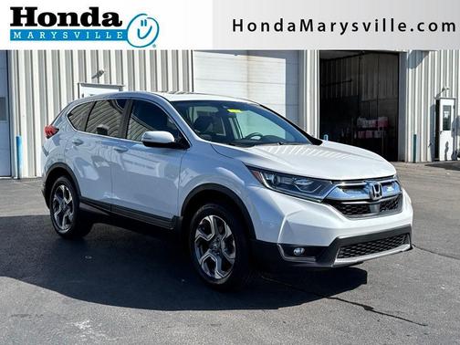 Platinum White Pearl 2019 Honda CR-V EX