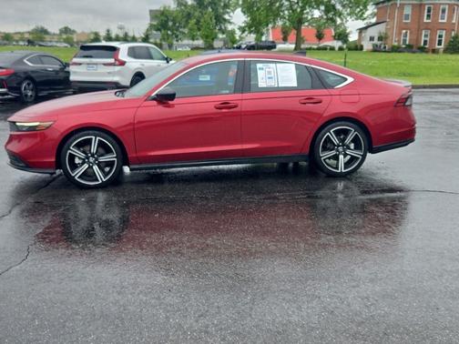 Radiant Red Metallic 2023 Honda Accord Hybrid Sport