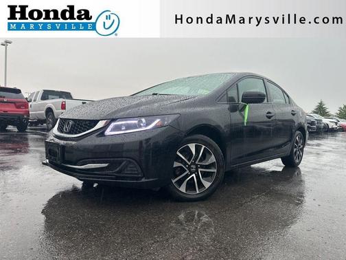 Crystal Black Pearl 2014 Honda Civic EX