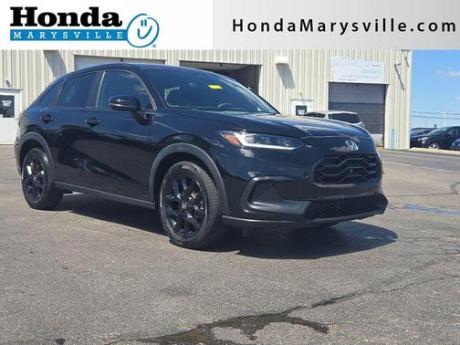 Crystal Black Pearl 2023 Honda HR-V Sport