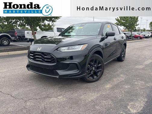 Crystal Black Pearl 2023 Honda HR-V Sport