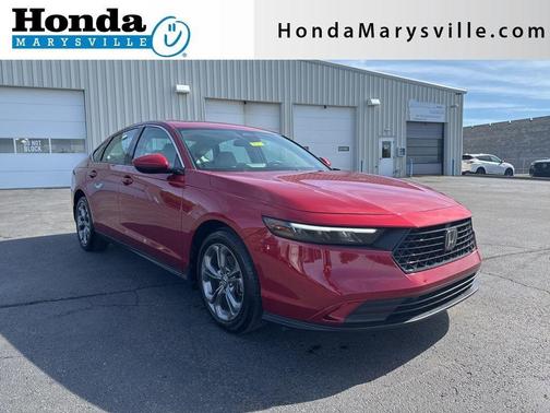 Radiant Red Metallic 2024 Honda Accord EX