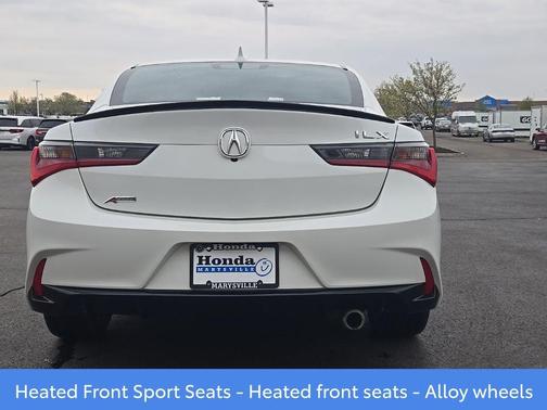 Platinum White Pearl 2019 Acura ILX Premium & A-SPEC Packages