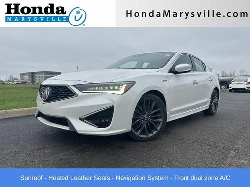 Platinum White Pearl 2019 Acura ILX Premium & A-SPEC Packages