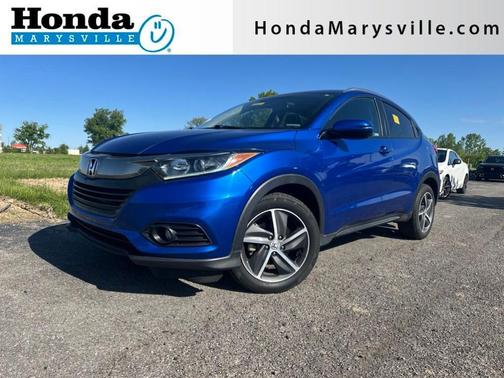 Aegean Blue Metallic 2022 Honda HR-V EX