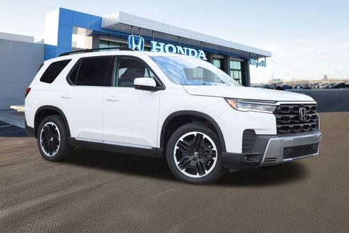 Platinum White 2026 Honda Pilot Touring S