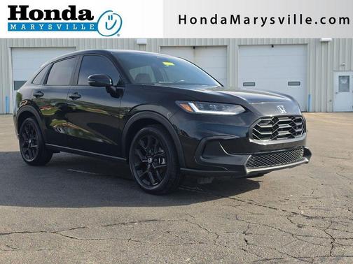 Crystal Black Pearl 2024 Honda HR-V Sport