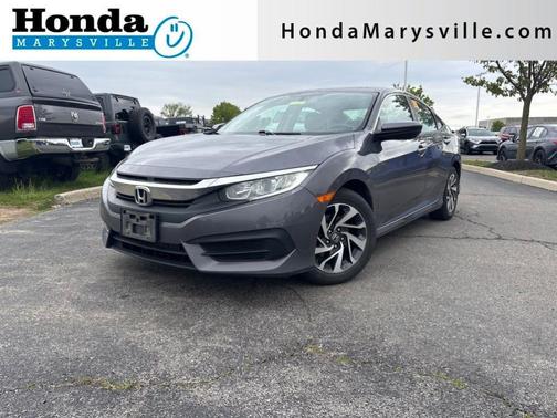 Modern Steel Metallic 2016 Honda Civic EX