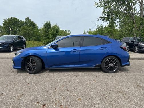 Aegean Blue Metallic 2020 Honda Civic Sport