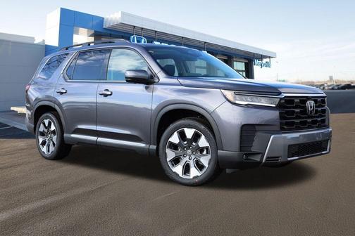 Modern Steel Metallic 2026 Honda Pilot Elite
