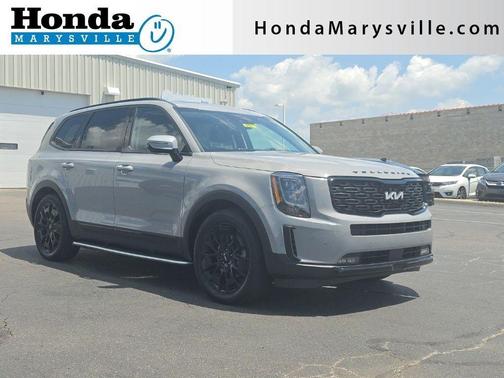 Gray 2022 Kia Telluride SX