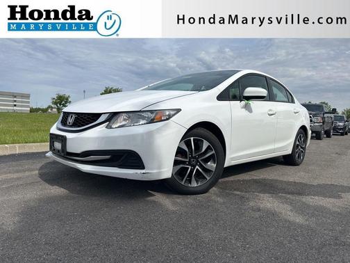 Taffeta White 2014 Honda Civic EX