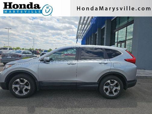 Lunar Silver Metallic 2017 Honda CR-V EX-L