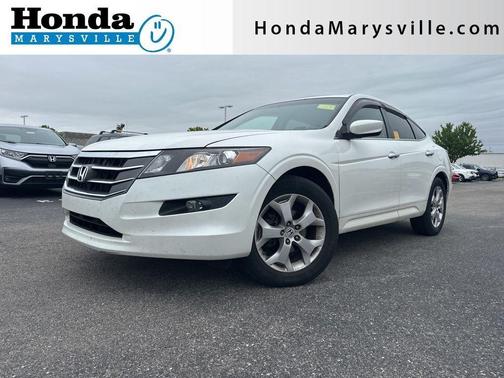 White Diamond Pearl 2010 Honda Accord Crosstour EX-L