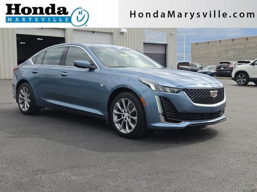 Steel Metallic 2024 Cadillac CT5 Premium Luxury AWD