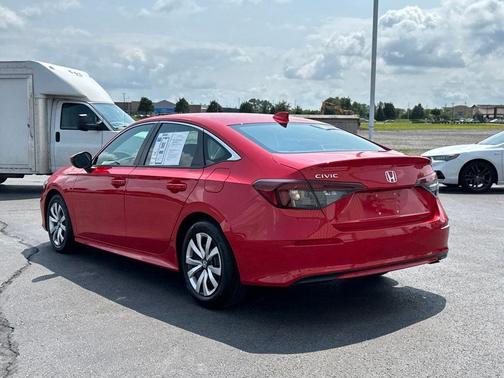 Rallye Red 2025 Honda Civic LX