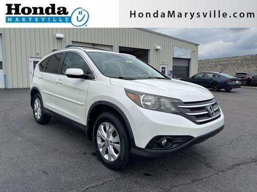 White Diamond Pearl 2014 Honda CR-V EX-L
