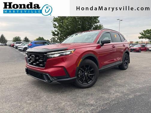 Radiant Red Metallic 2024 Honda CR-V Hybrid Sport-L