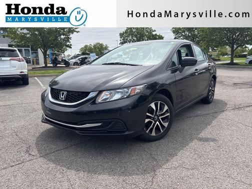 Crystal Black Pearl 2014 Honda Civic EX