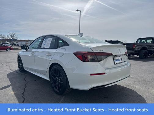 Platinum White Pearl 2026 Honda Civic Hybrid