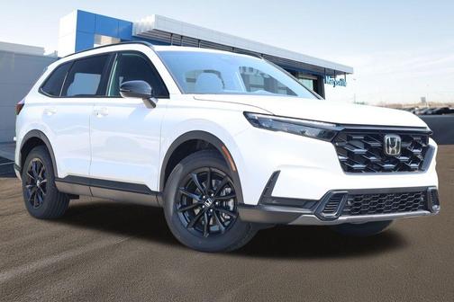Platinum White 2026 Honda CR-V Hybrid Sport-L
