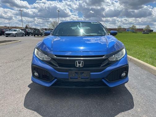 Aegean Blue Metallic 2018 Honda Civic EX