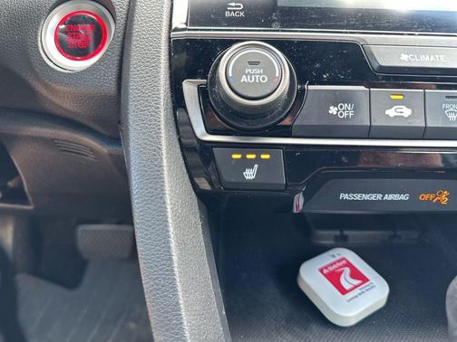 Aegean Blue Metallic 2018 Honda Civic EX