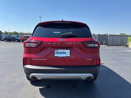 Rapid Red Metallic Tinted Clearcoat 2025 Ford Escape Platinum
