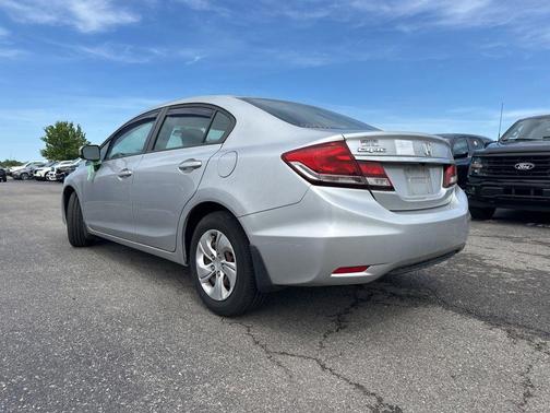 Alabaster Silver Metallic 2015 Honda Civic LX