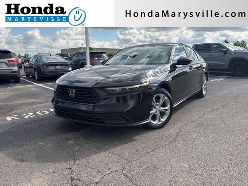 Crystal Black Pearl 2023 Honda Accord LX