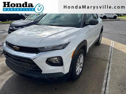Summit White 2022 Chevrolet Trailblazer LS