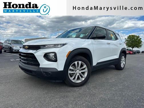 Summit White 2022 Chevrolet Trailblazer LS