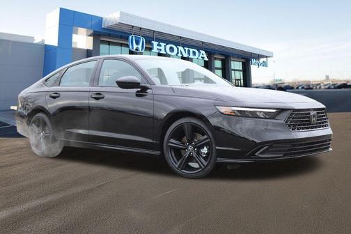 Crystal Black Pearl 2026 Honda Accord Hybrid Sport-L