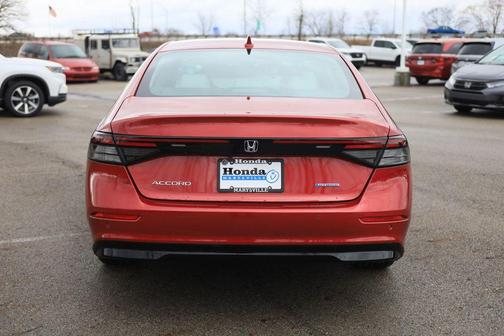 Radiant Red 2026 Honda Accord Hybrid EX-L