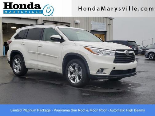 2014 Toyota Highlander Limited Platinum