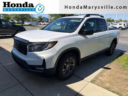 Platinum White Pearl 2021 Honda Ridgeline Sport