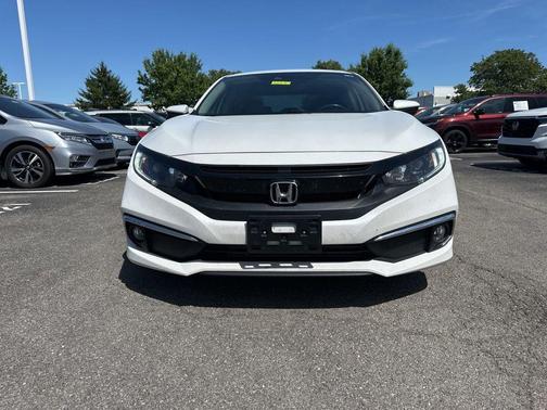Platinum White Pearl 2021 Honda Civic EX-L