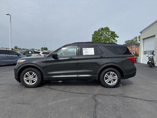 Forged Green Metallic 2022 Ford Explorer XLT