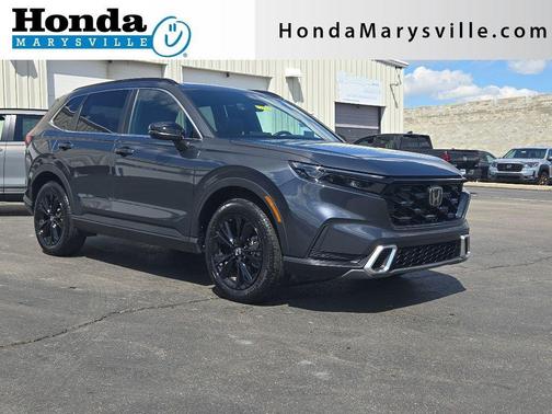 Meteorite Gray Metallic 2025 Honda CR-V Hybrid Sport Touring