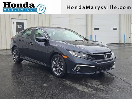 Cosmic Blue Metallic 2019 Honda Civic EX